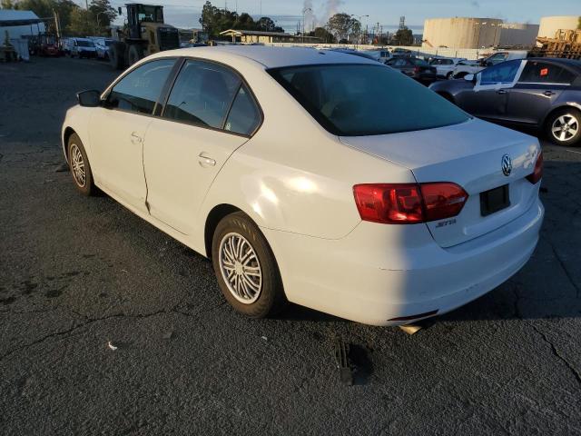 3VW2K7AJ2EM369253 - 2014 VOLKSWAGEN JETTA BASE WHITE photo 3