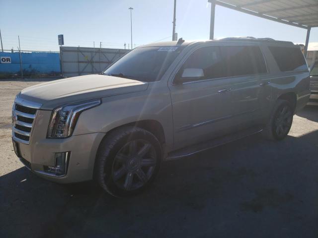 1GYS3HKJ7FR184467 - 2015 CADILLAC ESCALADE E BEIGE photo 1