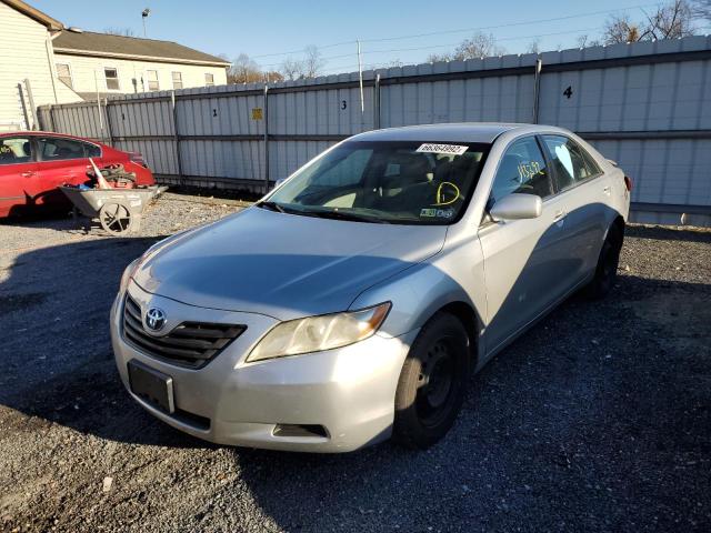 JTNBE46K473062404 - 2007 TOYOTA CAMRY CE SILVER photo 2