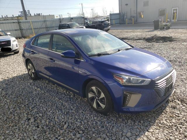 KMHC75LC1KU137192 - 2019 HYUNDAI IONIQ SEL BLUE photo 1