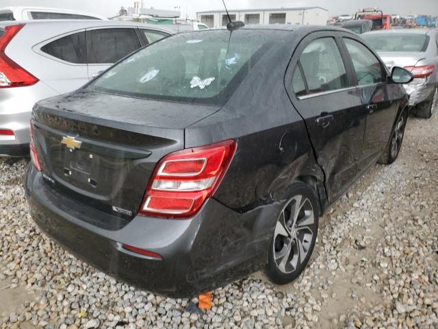 1G1JF5SB1K4122272 - 2019 CHEVROLET SONIC PREM GRAY photo 4