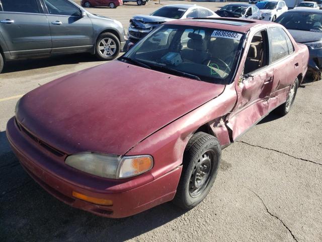 JT2GK12E5S0128396 - 1995 TOYOTA CAMRY RED photo 2