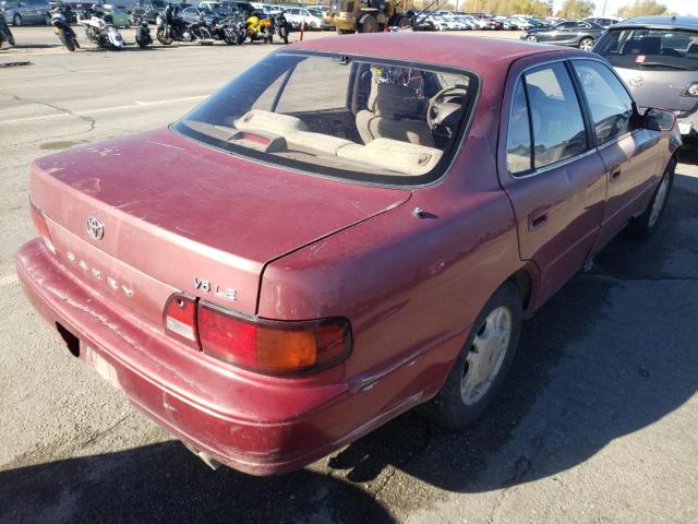 JT2GK12E5S0128396 - 1995 TOYOTA CAMRY RED photo 4