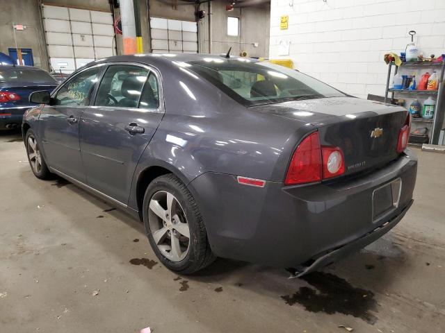 1G1ZC5E11BF110609 - 2011 CHEVROLET MALIBU 1LT 灰色 照片 3
