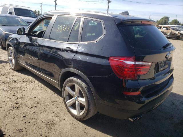 5UXWZ7C35H0X40345 - 2017 BMW X3 SDRIVE2 BLACK photo 3
