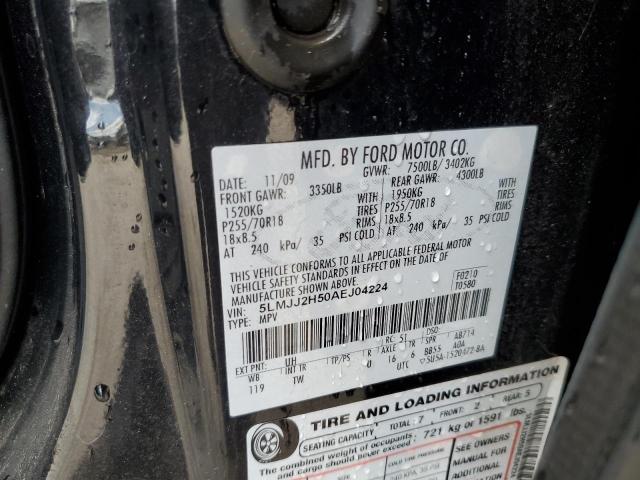 5LMJJ2H50AEJ04224 - 2010 LINCOLN NAVIGATOR 黑色 照片 10