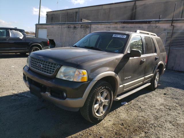 1FMZU64W85UB55470 - 2005 FORD EXPLORER E GRAY photo 2