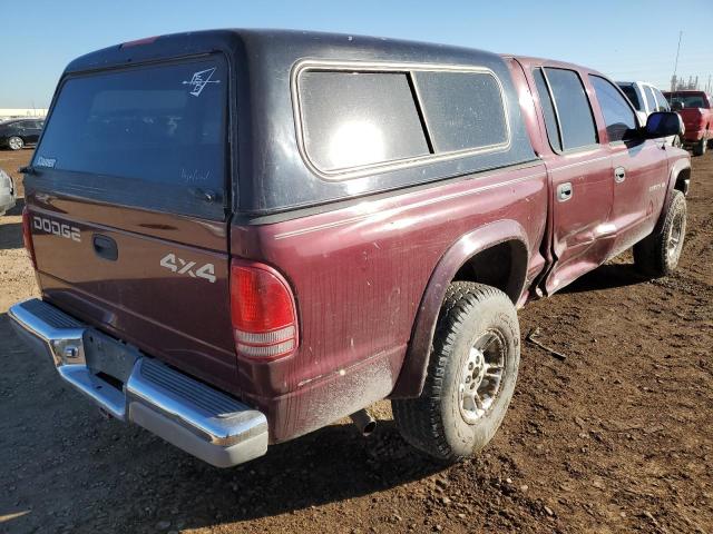 1B7HG2AZX1S280152 - 2001 DODGE DAKOTA QUA PURPLE photo 4