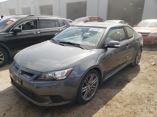 JTKJF5C75D3051192 - 2013 TOYOTA SCION TC GRAY photo 2
