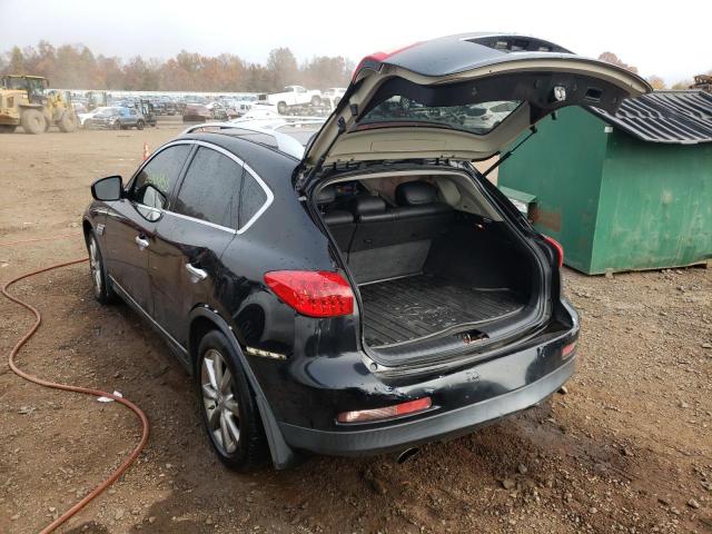 JNKAJ09F88M357521 - 2008 INFINITI EX35 BASE BLACK photo 3