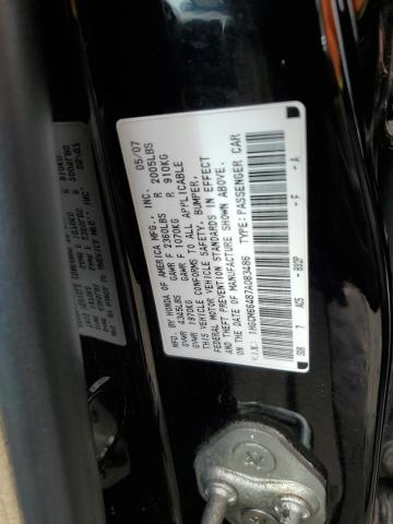 1HGCM66487A083486 - 2007 HONDA ACCORD SE BLACK photo 10