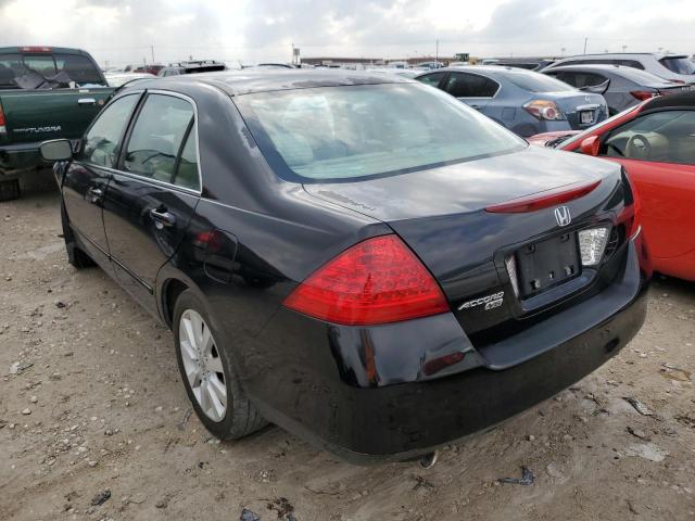 1HGCM66487A083486 - 2007 HONDA ACCORD SE BLACK photo 3