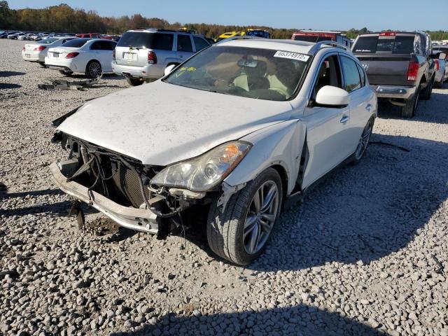 JN1AJ0HP3BM802477 - 2011 INFINITI EX35 BASE WHITE photo 2