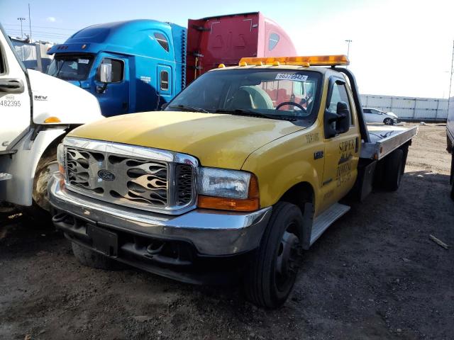 1FDXF46F81ED16679 - 2001 FORD F450 SUPER YELLOW photo 2