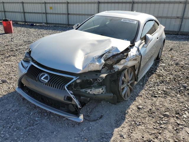 JTHHE5BC7F5002167 - 2015 LEXUS RC 350 SILVER photo 2