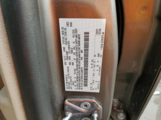 5LMCJ2C99HUL44679 - 2017 LINCOLN MKC SELECT გრაფიტი ფოტო 13