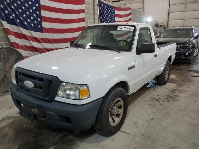 1FTYR10D97PA47207 - 2007 FORD RANGER WHITE photo 2