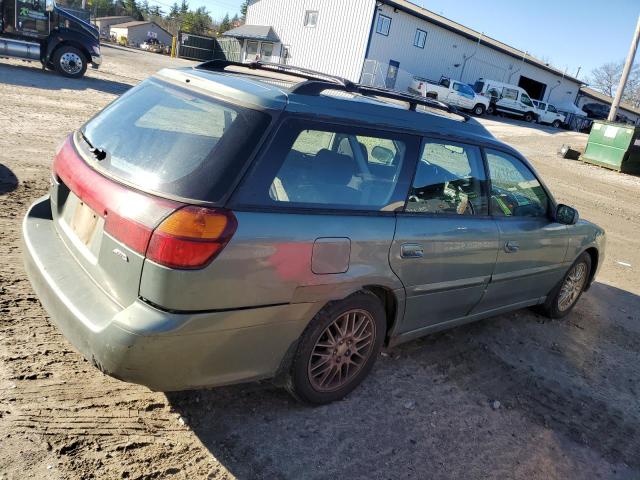 4S3BH625247300956 - 2004 SUBARU LEGACY WAG GREEN photo 4