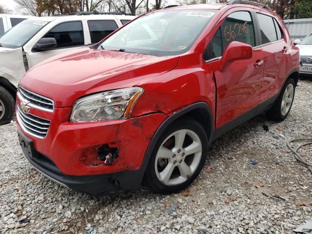 3GNCJTSBXFL245689 - 2015 CHEVROLET TRAX LTZ RED photo 2