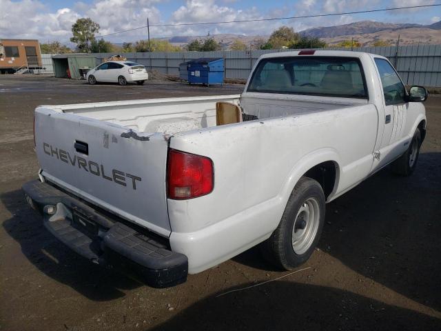 1GCCS1443WK206758 - 1998 CHEVROLET S TRUCK S1 WHITE photo 4