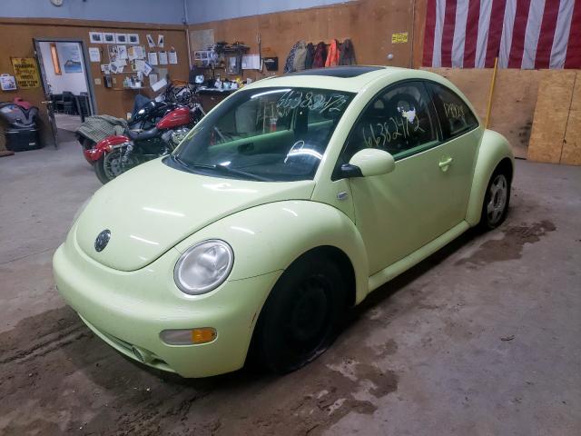 3VWCD21C61M466517 - 2001 VOLKSWAGEN NEW BEETLE 绿色 照片 2