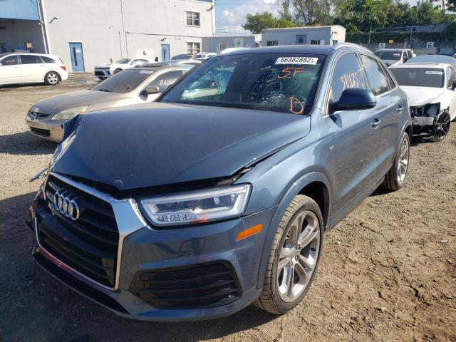 WA1GCCFS1HR004236 - 2017 AUDI Q3 PRESTIG BLUE photo 2