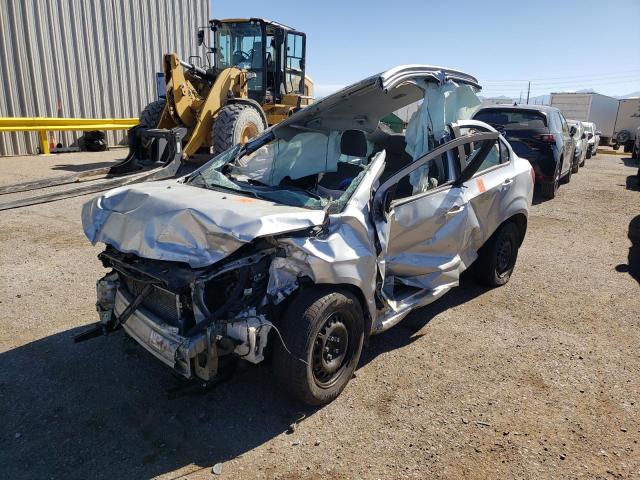 1G1JA5SHXF4128323 - 2015 CHEVROLET SONIC LS SILVER photo 2