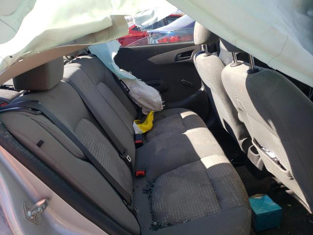 1G1JA5SHXF4128323 - 2015 CHEVROLET SONIC LS SILVER photo 6