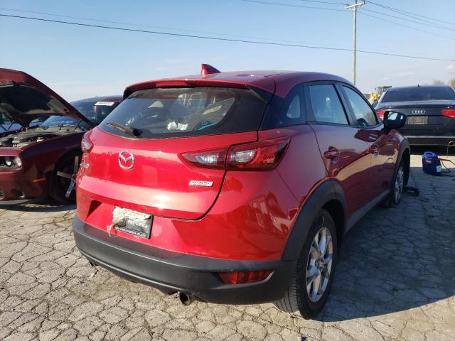 JM1DKDB77J0332208 - 2018 MAZDA CX-3 SPORT RED photo 4