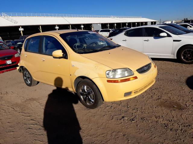 KL1TD66657B732873 - 2007 CHEVROLET AVEO BASE YELLOW photo 1