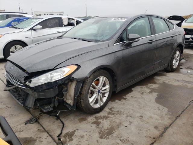 3FA6P0HD6JR189127 - 2018 FORD FUSION SE CHARCOAL photo 1