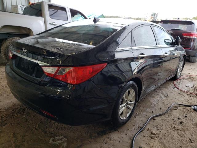 5NPEB4AC4DH623646 - 2013 HYUNDAI SONATA GLS BLACK photo 4