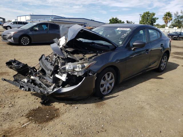 JM1BM1T72F1247499 - 2015 MAZDA 3 SV GRAY photo 2