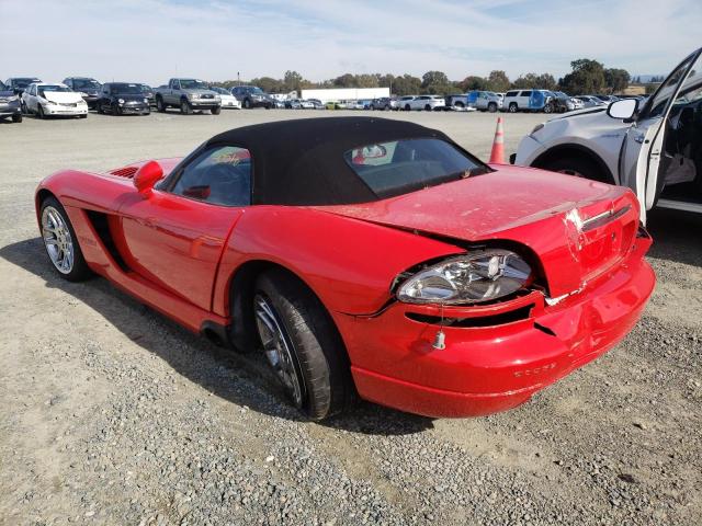 1B3JZ65Z84V101902 - 2004 DODGE VIPER SRT- RED photo 3