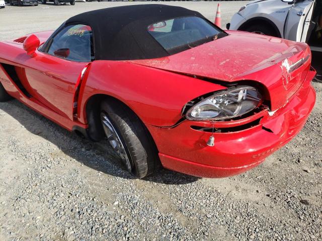 1B3JZ65Z84V101902 - 2004 DODGE VIPER SRT- RED photo 9