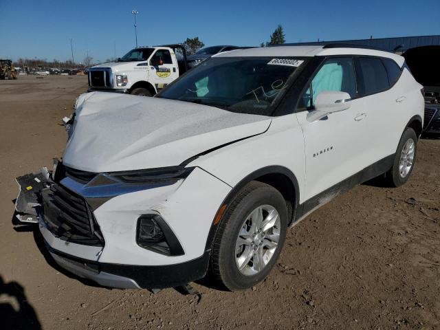 3GNKBCRS2LS****** - 2020 CHEVROLET BLAZER 2LT WHITE photo 2