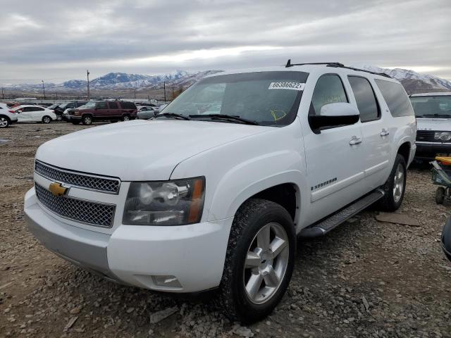 3GNFK16378G160581 - 2008 CHEVROLET SUBURBAN K WHITE photo 2