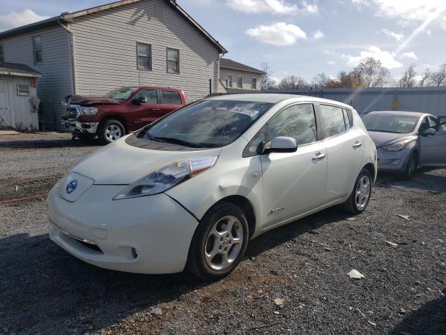 JN1AZ0CP8BT006846 - 2011 NISSAN LEAF SV WHITE photo 2