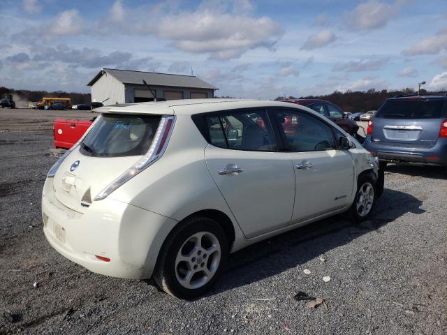 JN1AZ0CP8BT006846 - 2011 NISSAN LEAF SV WHITE photo 4