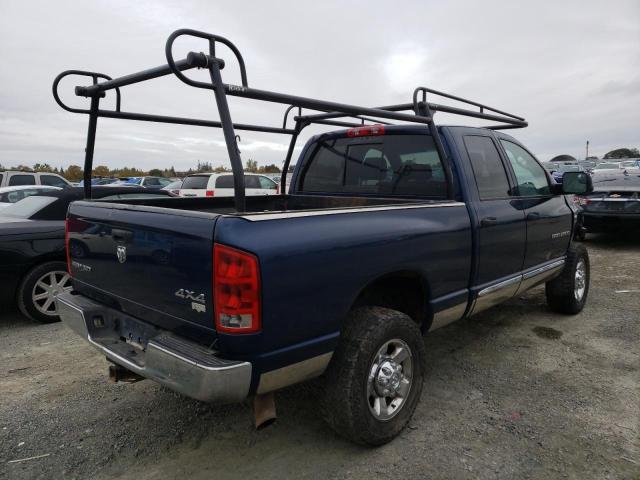 1D7KS28C56J203438 - 2006 DODGE RAM 2500 S BLUE photo 4