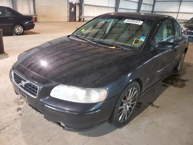 YV1RS592862536737 - 2006 VOLVO S60 2.5T BLACK photo 2