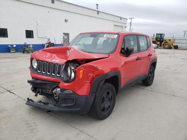 ZACCJBAB6JPJ06063 - 2018 JEEP RENEGADE S 红色 照片 2