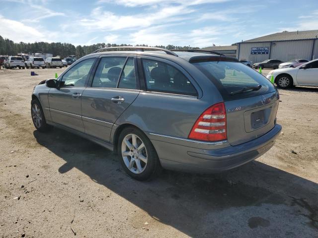 WDBRH61J35F677623 - 2005 MERCEDES-BENZ C 240 SPOR BLUE photo 3