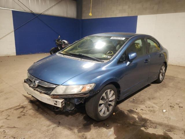 19XFA16929E004008 - 2009 HONDA CIVIC EXL 蓝色 照片 2