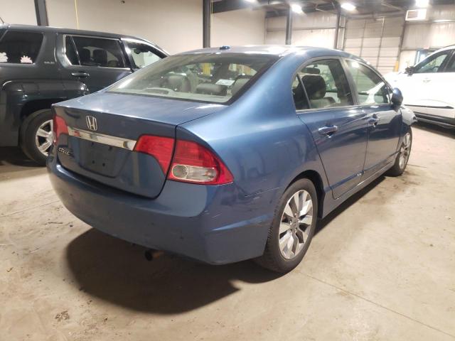 19XFA16929E004008 - 2009 HONDA CIVIC EXL 蓝色 照片 4
