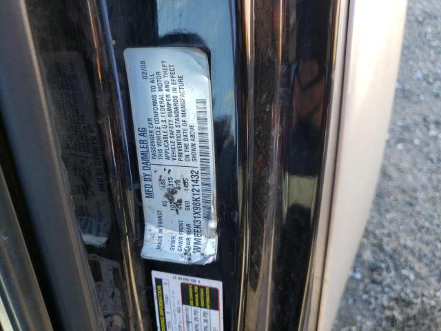 WMEEK31X98K121432 - 2008 SMART FORTWO PAS 银色 照片 10