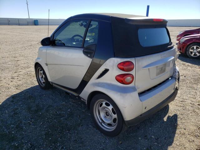WMEEK31X98K121432 - 2008 SMART FORTWO PAS 银色 照片 3
