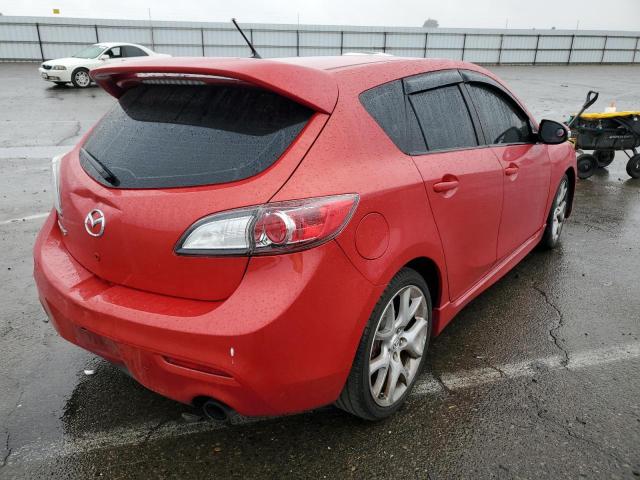 JM1BL1L47C1673998 - 2012 MAZDA SPEED 3 RED photo 4