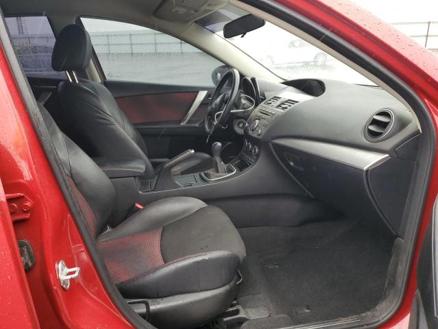 JM1BL1L47C1673998 - 2012 MAZDA SPEED 3 RED photo 5