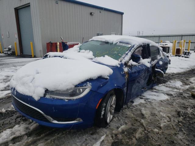 1C3CCCAB0FN580615 - 2015 CHRYSLER 200 BLUE photo 2